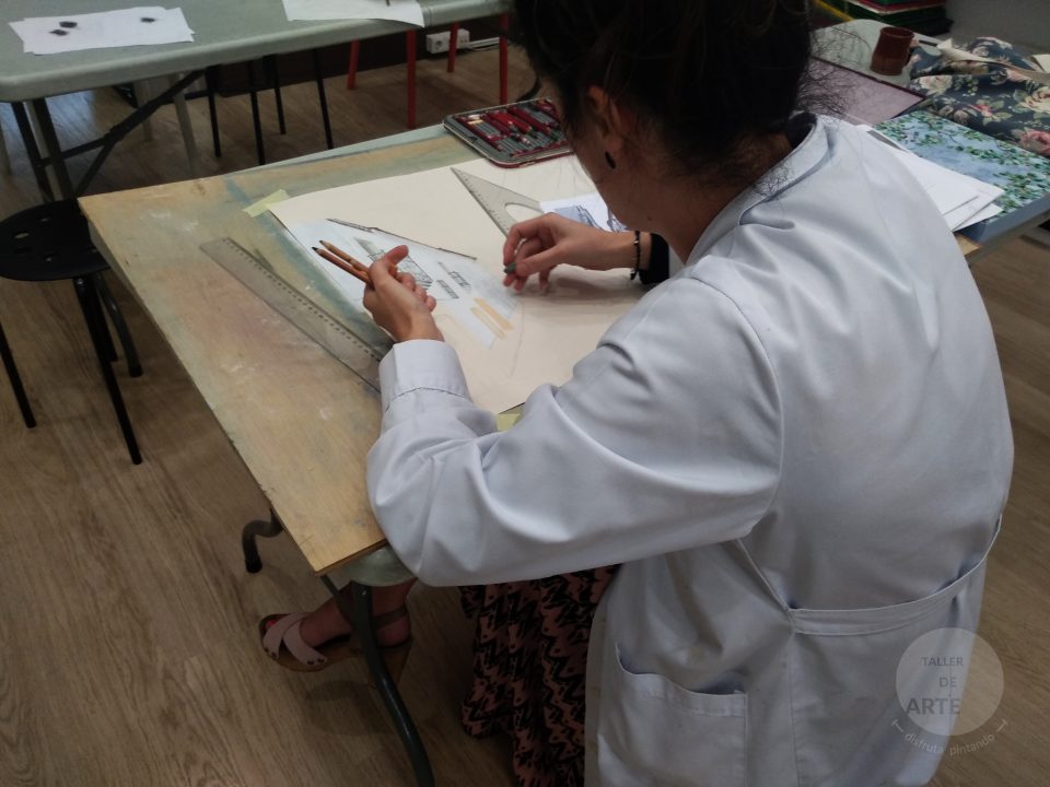 Dibujo en pastel