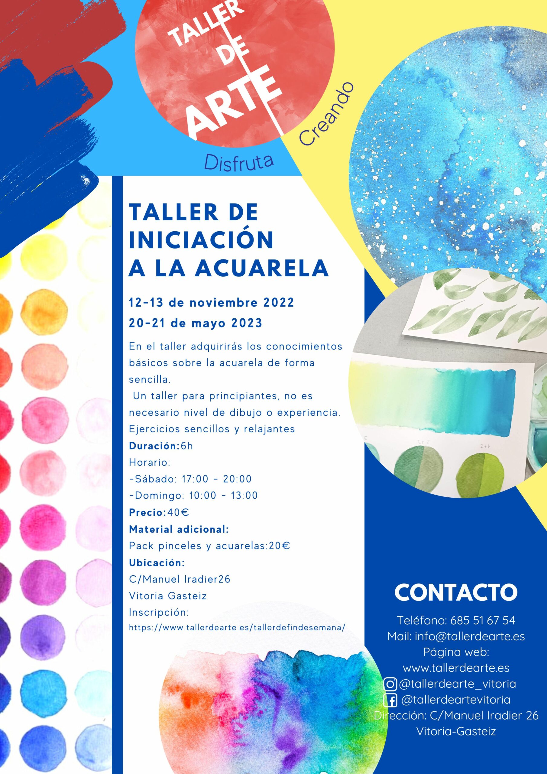 taller de acuarela